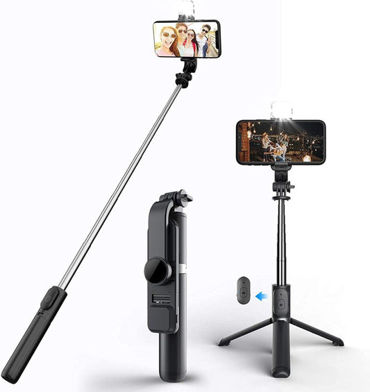 2-in-1 Phone Tripod & Selfie Stick